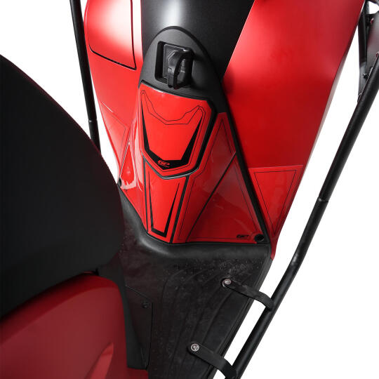 GP Kompozit Honda SH 125 2024-2026 Uyumlu Yeni Seri Tank Pad Kırmızı - 4