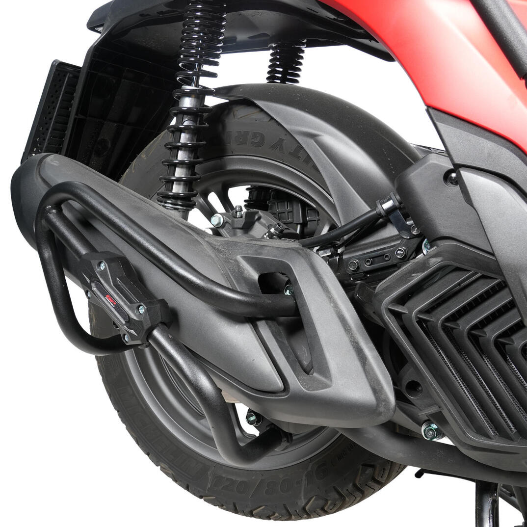 GP Kompozit Honda SH 125 2026 Uyumlu Egzoz Koruma Demiri Siyah - 3