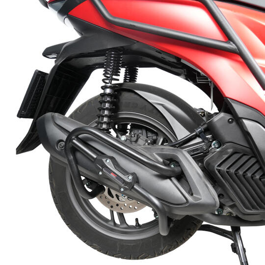 GP Kompozit Honda SH 125 2026 Uyumlu Egzoz Koruma Demiri Siyah - 4