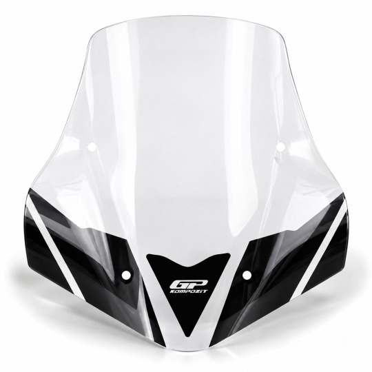 GP Kompozit Honda SH 125i / 150i / 350i 2020-2026 Uyumlu Baskılı Ön Cam Şeffaf