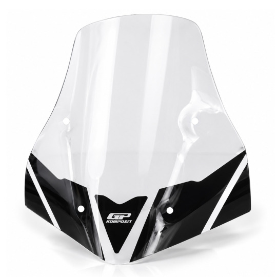 GP Kompozit Honda SH 125i / 150i / 350i 2020-2026 Uyumlu Baskılı Ön Cam Şeffaf (1)