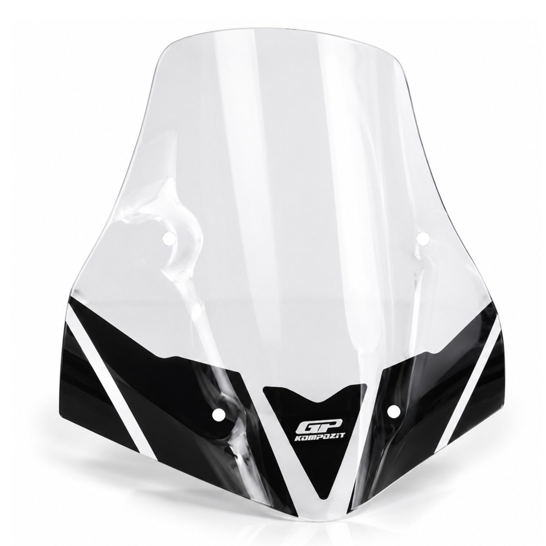 GP Kompozit Honda SH 125i / 150i / 350i 2020-2026 Uyumlu Baskılı Ön Cam Şeffaf - 3