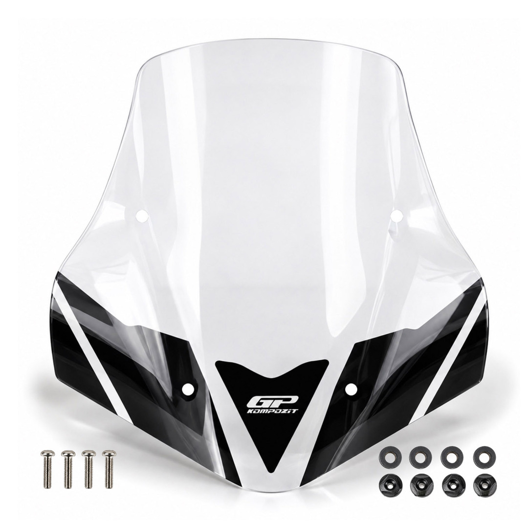 GP Kompozit Honda SH 125i / 150i / 350i 2020-2026 Uyumlu Baskılı Ön Cam Şeffaf - 4