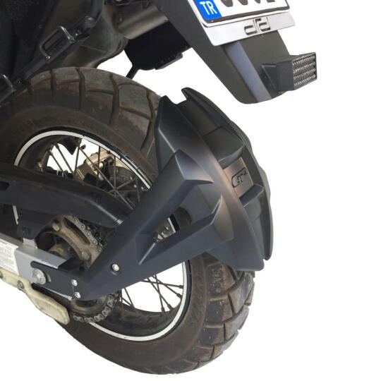 GP Kompozit Honda Transalp 650 2000-2007 Uyumlu Arka Çamur Sıyırıcı Siyah - 4