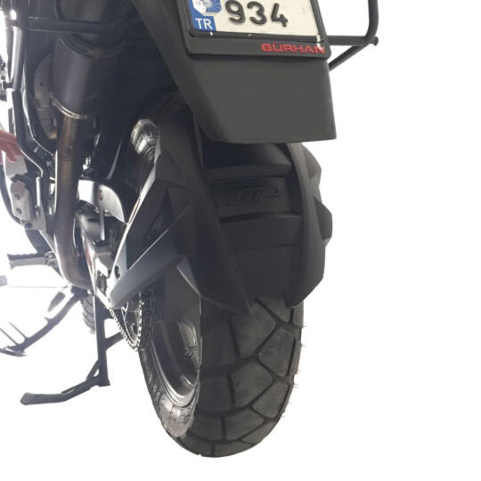 GP Kompozit Honda Varadero 2004-2010 Uyumlu Arka Çamur Sıyırıcı Siyah - 6