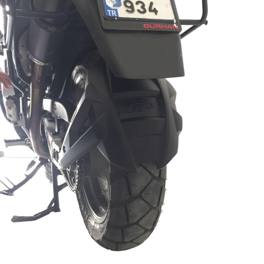 GP Kompozit Honda Varadero 2004-2010 Uyumlu Arka Çamur Sıyırıcı Siyah - 6