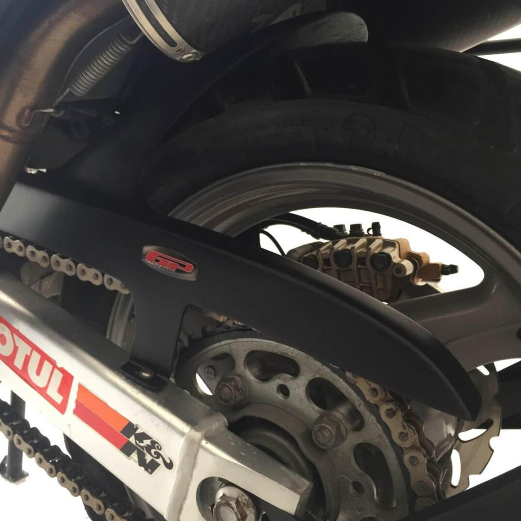 GP Kompozit Honda Varadero 2004-2010 Uyumlu Arka Çamurluk Siyah - 2