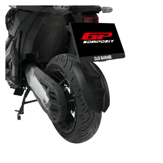 GP Kompozit Honda X-ADV 2017-2026 Uyumlu Arka Çamur Sıyırıcı Siyah (1)
