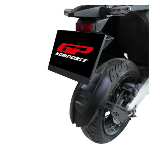 GP Kompozit Honda X-ADV 2017-2026 Uyumlu Arka Çamur Sıyırıcı Siyah - 3