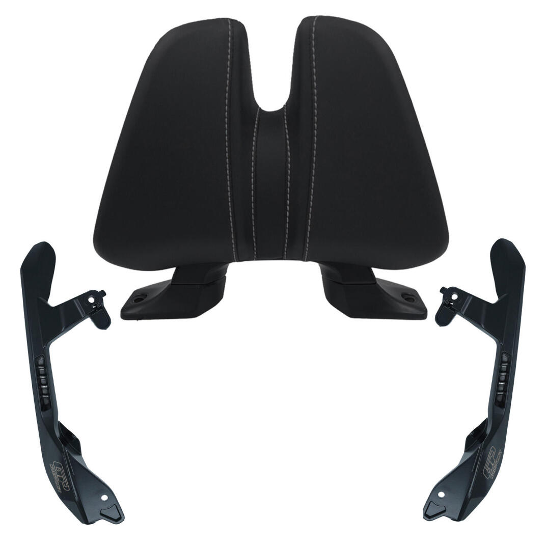 GP Kompozit Honda X-ADV 2021-2026 Uyumlu Dikişli Sissy Bar Siyah - 1