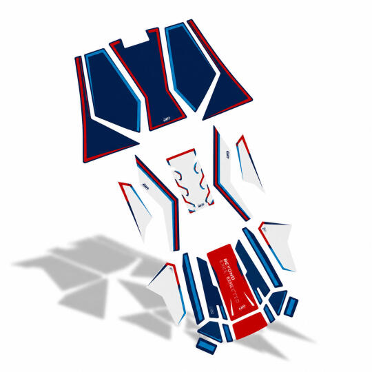 GP Kompozit Honda X-ADV 2021-2026 Uyumlu Tank Pad Seti Tricolor (1)