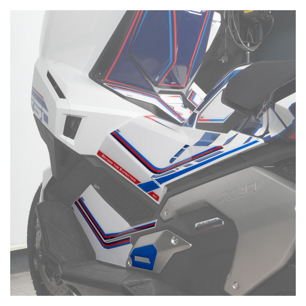 GP Kompozit Honda X-ADV 2021-2026 Uyumlu Yan Pad Tricolor - 2