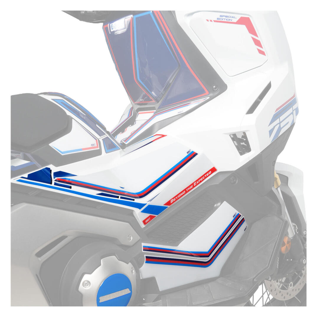 GP Kompozit Honda X-ADV 2021-2026 Uyumlu Yan Pad Tricolor - 3