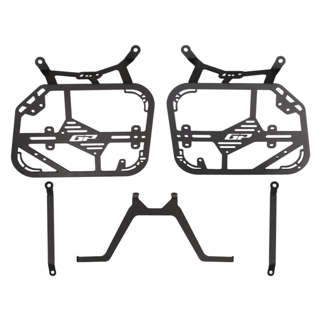 GP Kompozit Honda XL750L Transalp 2023 - 2024 Uyumlu Yan Çanta Demiri Siyah - 1