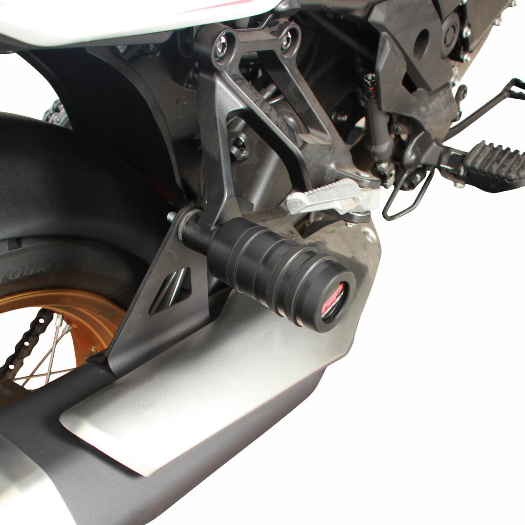 GP Kompozit Honda XL750L Transalp 2023-2025 Uyumlu Egzoz Koruma Takozu Siyah - 3