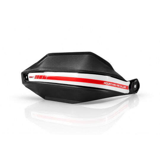GP Kompozit Honda XL750L Transalp 2023-2025 Uyumlu Plastik Elcik Koruma Beyaz-Kırmızı (1)