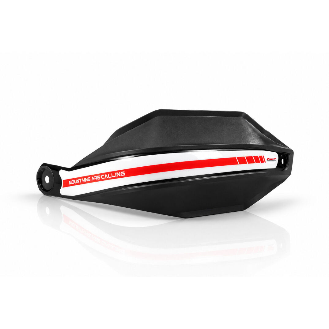 GP Kompozit Honda XL750L Transalp 2023-2025 Uyumlu Plastik Elcik Koruma Beyaz-Kırmızı - 3