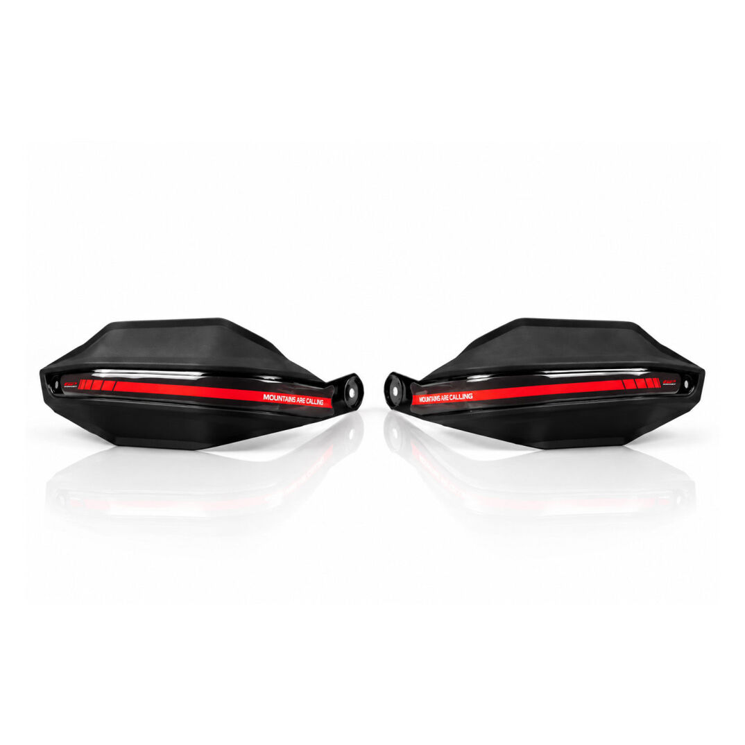 GP Kompozit Honda XL750L Transalp 2023-2025 Uyumlu Plastik Elcik Koruma Gri-Kırmızı - 1