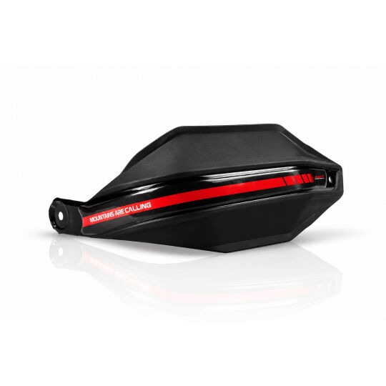 GP Kompozit Honda XL750L Transalp 2023-2025 Uyumlu Plastik Elcik Koruma Siyah-Kırmızı - 3