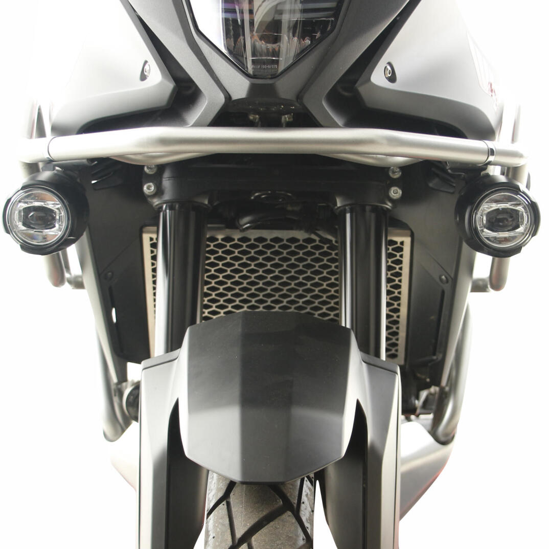 GP Kompozit Honda XL750L Transalp 2023-2025 Uyumlu Radyatör Koruma Siyah - 4