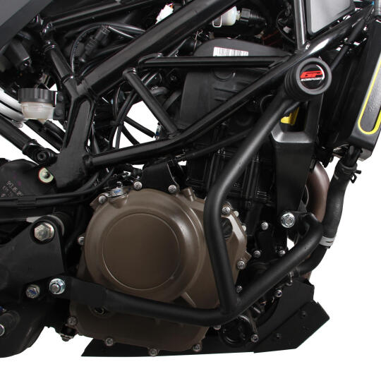 GP Kompozit Husqvarna Svartpilen 125 / 250 2020-2023 Uyumlu Motor Koruma Demiri Siyah - 2