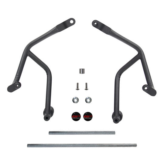 GP Kompozit Husqvarna Svartpilen 125 / 250 2020-2023 Uyumlu Motor Koruma Demiri Siyah - 7