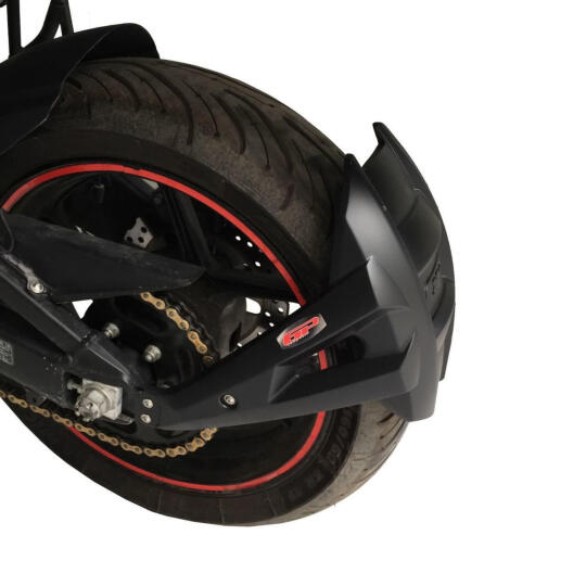 GP Kompozit Kawasaki Versys 650 2009-2025 Uyumlu Arka Çamur Sıyırıcı Siyah - 2