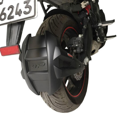 GP Kompozit Kawasaki Versys 650 2009-2025 Uyumlu Arka Çamur Sıyırıcı Siyah - 3