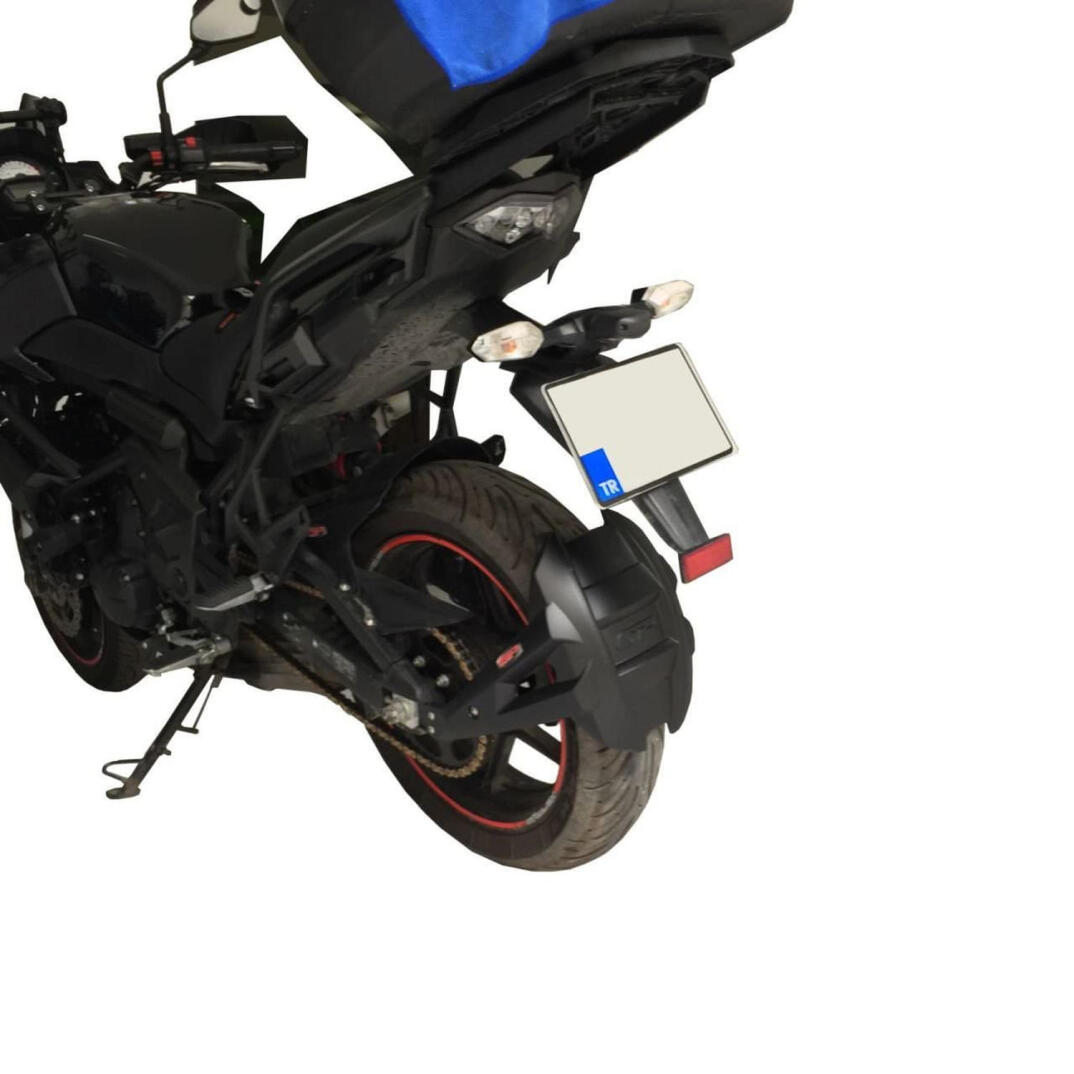 GP Kompozit Kawasaki Versys 650 2009-2025 Uyumlu Arka Çamur Sıyırıcı Siyah - 5