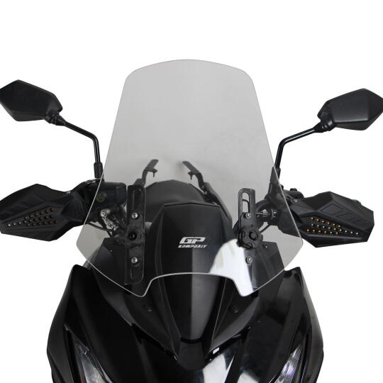 GP Kompozit Kawasaki Versys 650 2015-2018 Uyumlu Ön Cam Füme (1)