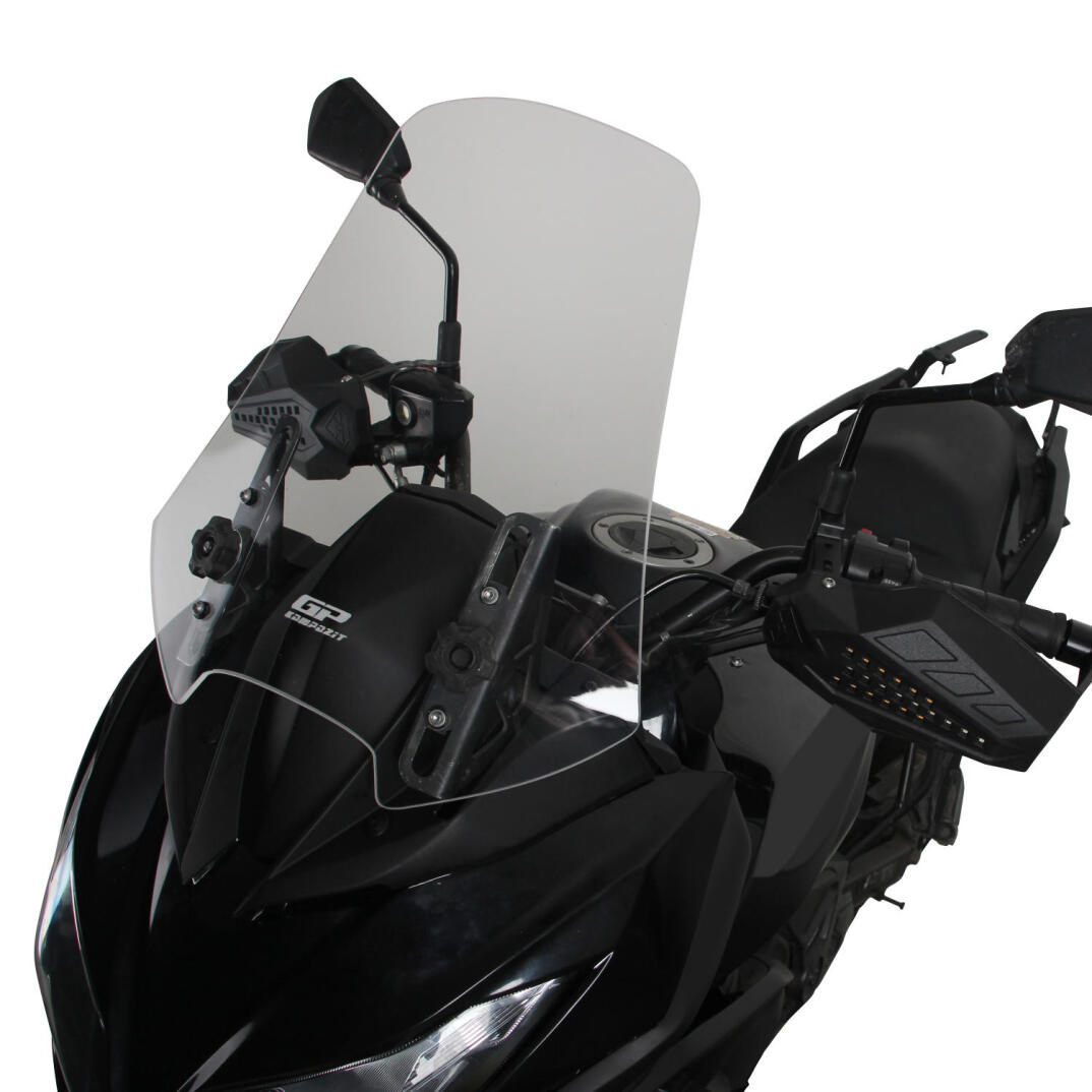 GP Kompozit Kawasaki Versys 650 2015-2018 Uyumlu Ön Cam Füme - 3