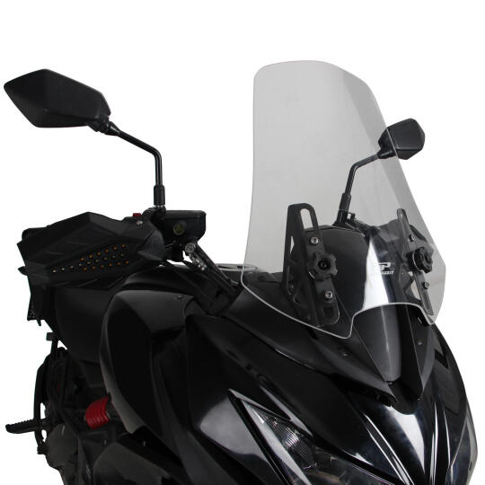 GP Kompozit Kawasaki Versys 650 2015-2018 Uyumlu Ön Cam Füme - 4