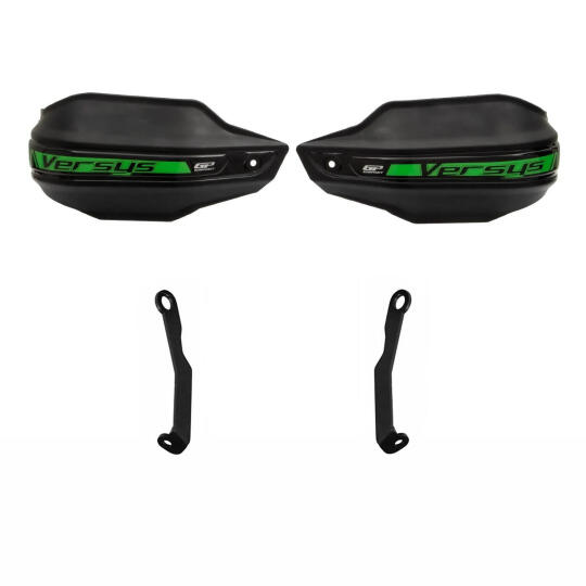 GP Kompozit Kawasaki Versys 650 2015-2025 Uyumlu Plastik Elcik Koruma Siyah