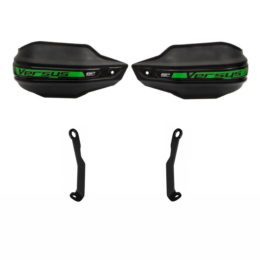 GP Kompozit Kawasaki Versys 650 2015-2025 Uyumlu Plastik Elcik Koruma Siyah - 1