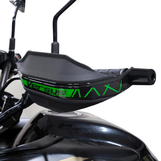 GP Kompozit Kawasaki Versys 650 2015-2025 Uyumlu Plastik Elcik Koruma Siyah (1)