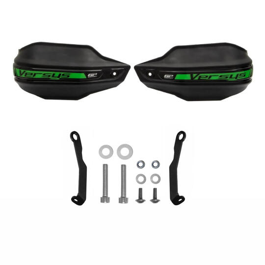 GP Kompozit Kawasaki Versys 650 2015-2025 Uyumlu Plastik Elcik Koruma Siyah - 6