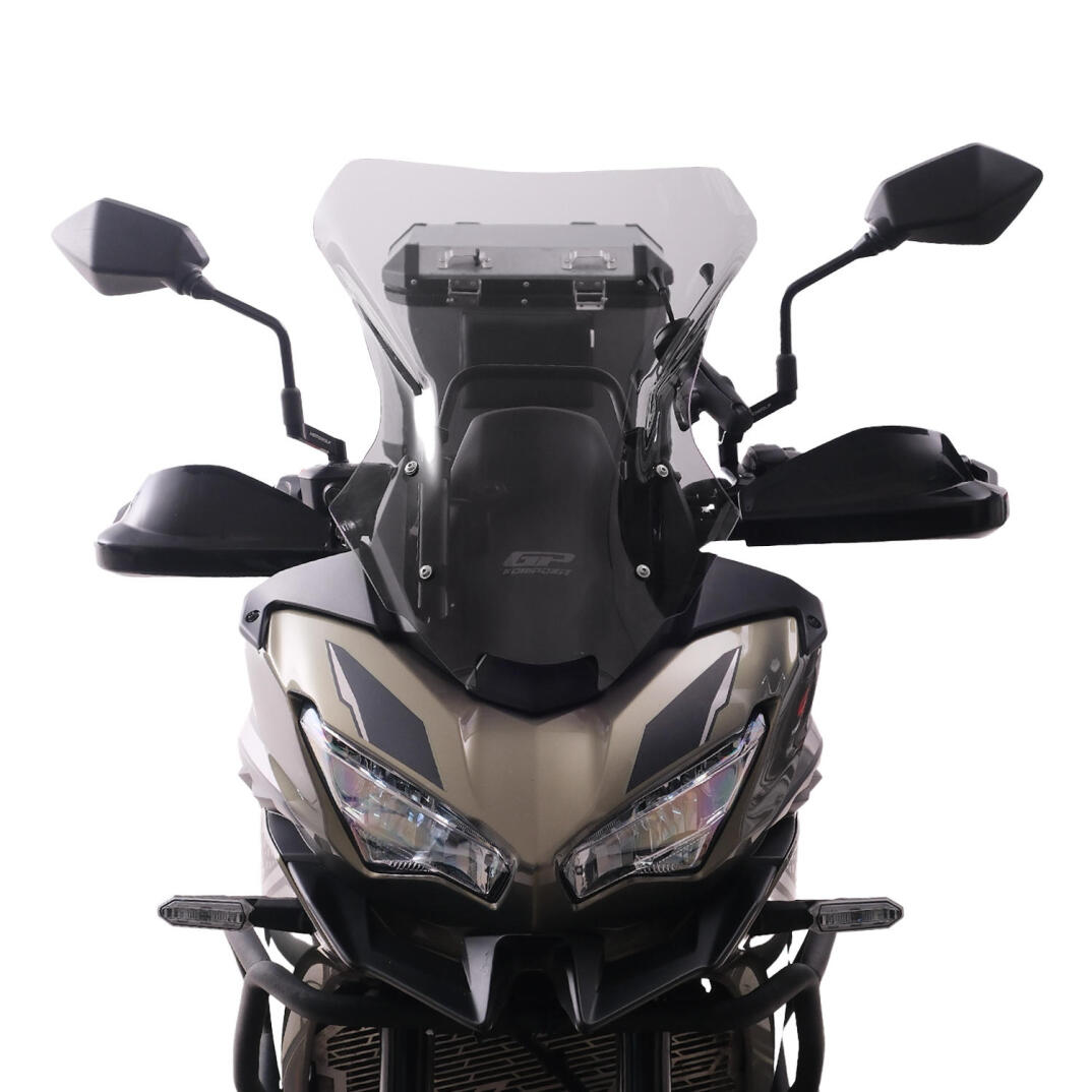 GP Kompozit Kawasaki Versys 650 2023-2025 Uyumlu Ön Cam Füme - 2
