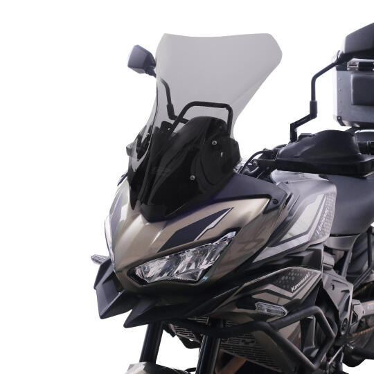 GP Kompozit Kawasaki Versys 650 2023-2025 Uyumlu Ön Cam Füme - 3