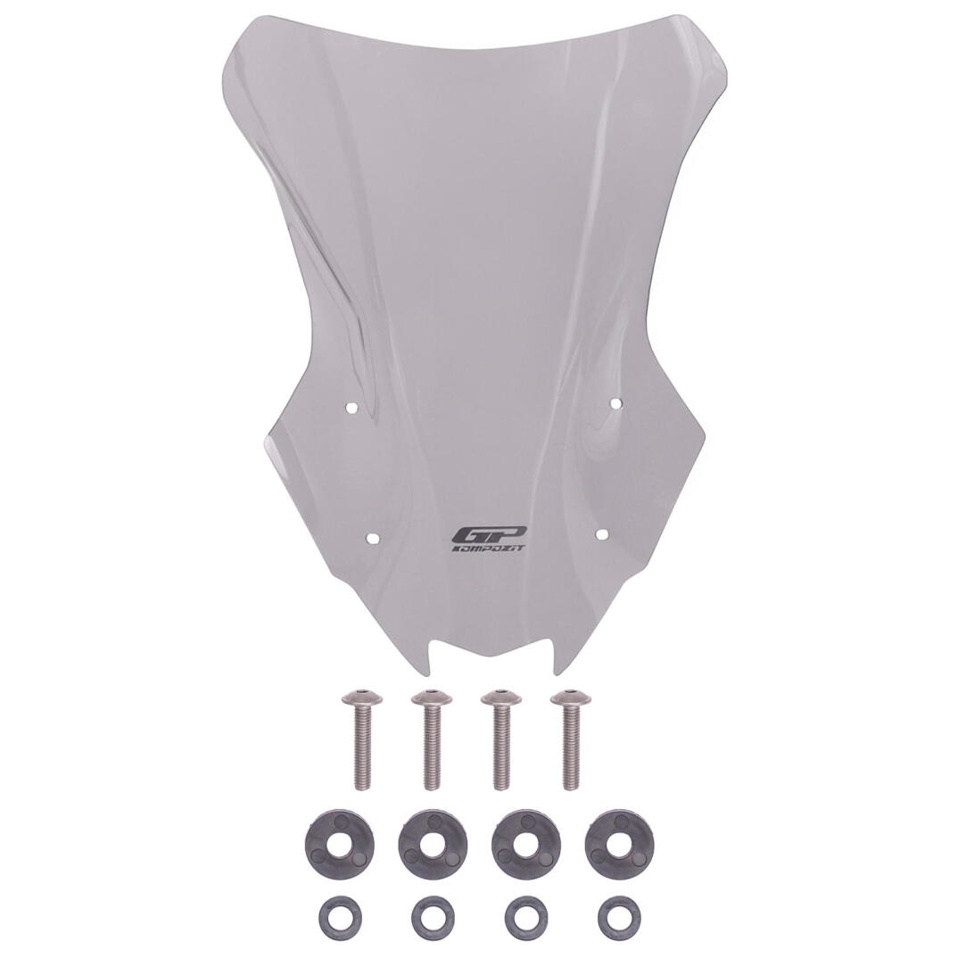 GP Kompozit Kawasaki Versys 650 2023-2025 Uyumlu Ön Cam Füme - 5