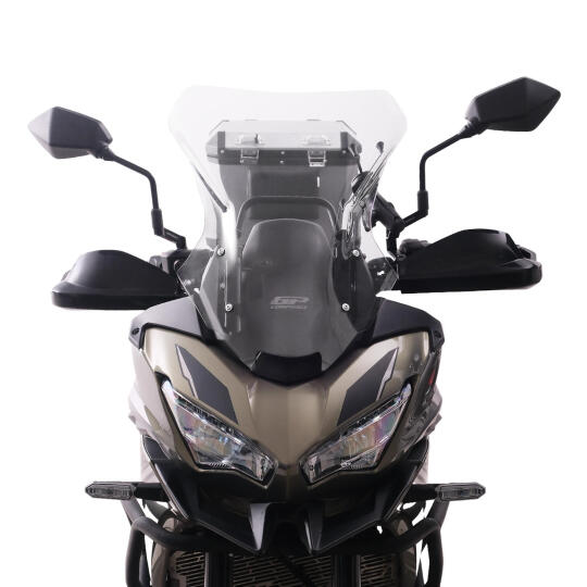 GP Kompozit Kawasaki Versys 650 2023-2025 Uyumlu Ön Cam Şeffaf (1)