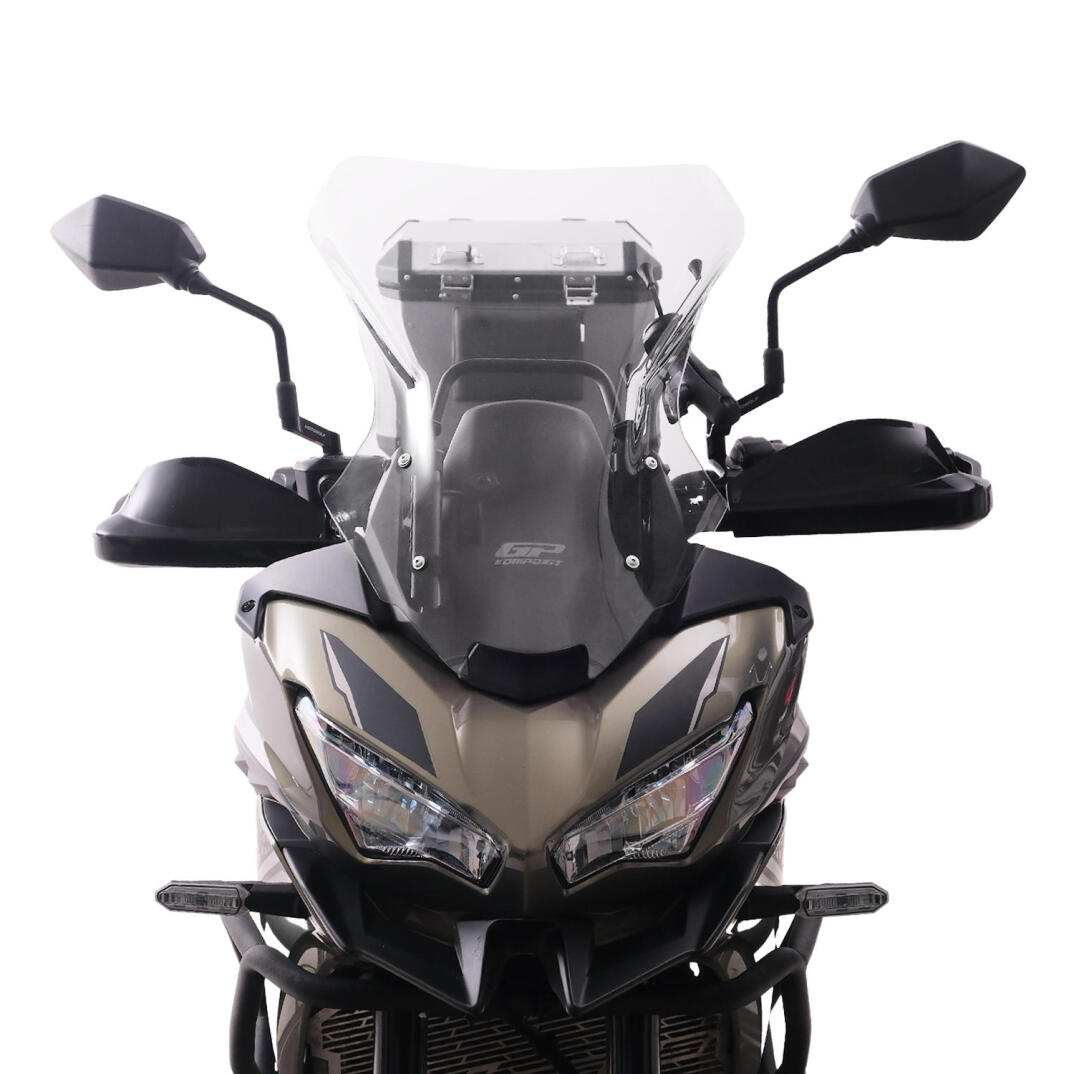 GP Kompozit Kawasaki Versys 650 2023-2025 Uyumlu Ön Cam Şeffaf - 2