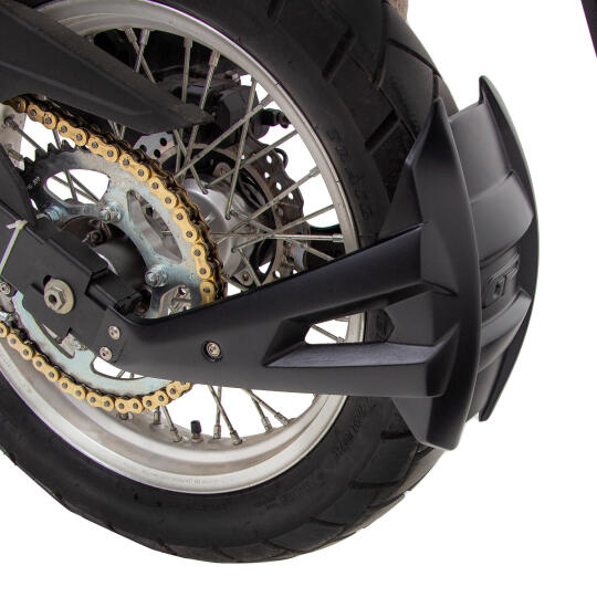 GP Kompozit Kawasaki Versys X300 2017-2020 Uyumlu Arka Çamur Sıyırıcı Siyah - 3