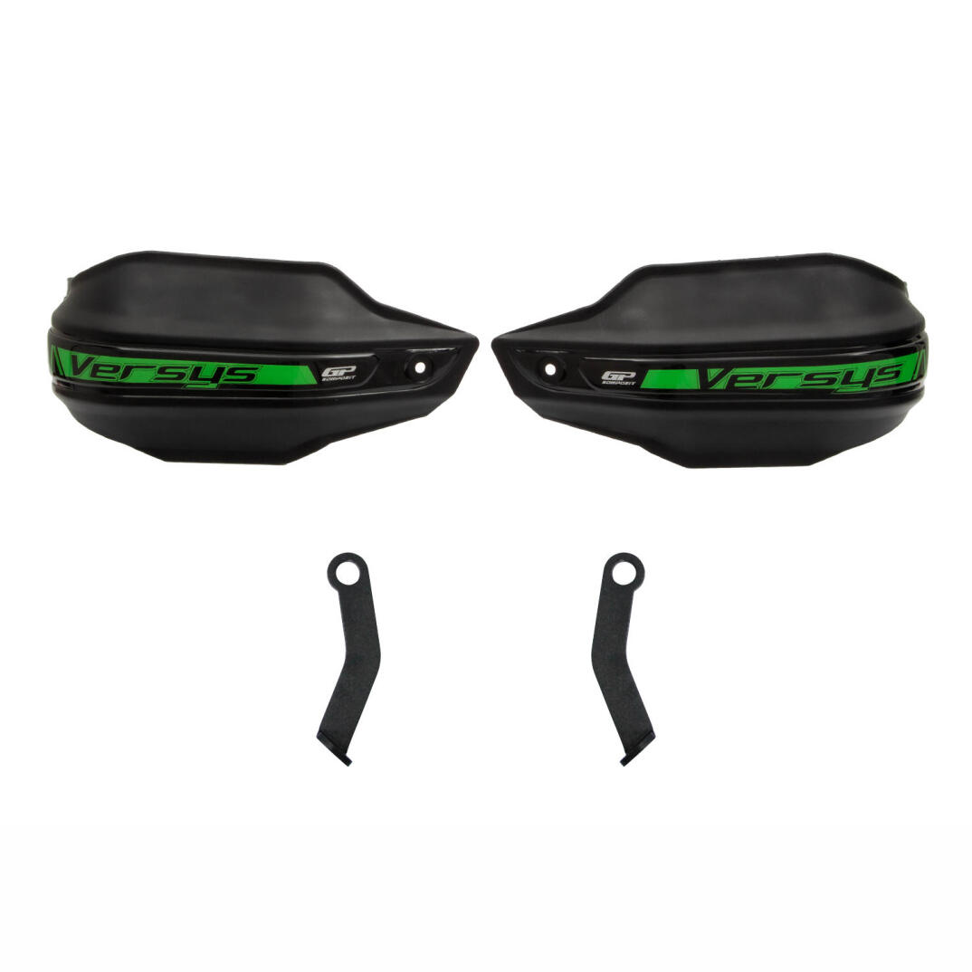 GP Kompozit Kawasaki Versys X300 2017-2020 Uyumlu Plastik Elcik Koruma Siyah - 1