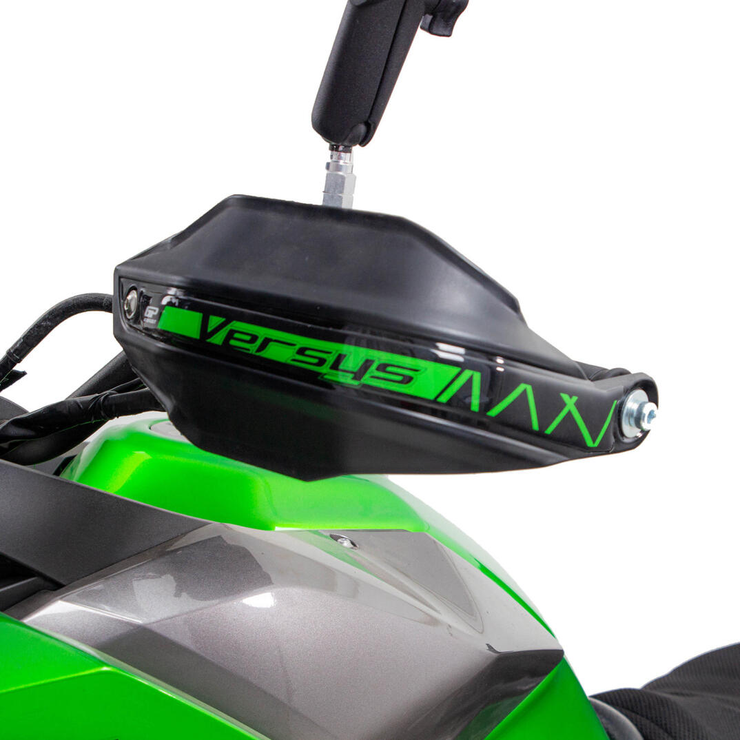 GP Kompozit Kawasaki Versys X300 2017-2020 Uyumlu Plastik Elcik Koruma Siyah - 3