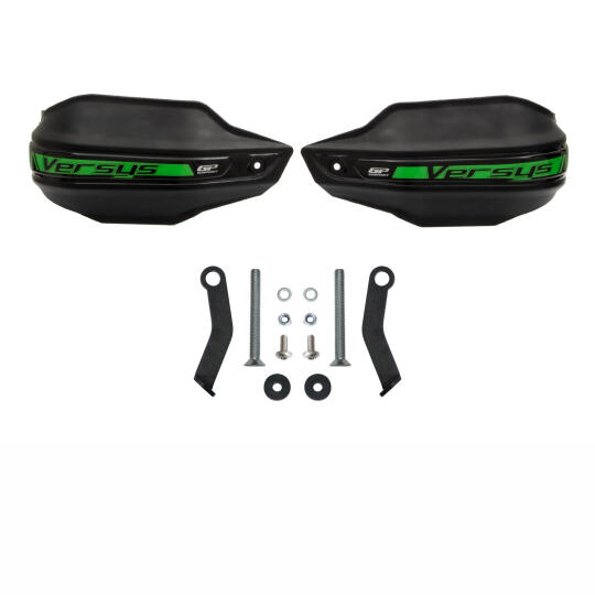 GP Kompozit Kawasaki Versys X300 2017-2020 Uyumlu Plastik Elcik Koruma Siyah - 7