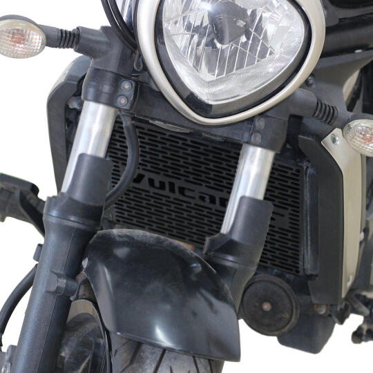 GP Kompozit Kawasaki Vulcan S 2015-2020 Uyumlu Radyatör Koruma Siyah - 3