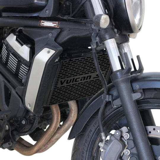 GP Kompozit Kawasaki Vulcan S 2015-2020 Uyumlu Radyatör Koruma Siyah - 4