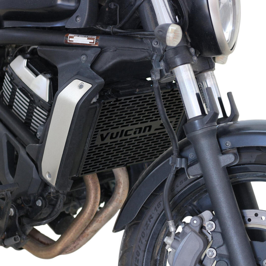 GP Kompozit Kawasaki Vulcan S 2015-2020 Uyumlu Radyatör Koruma Siyah - 4