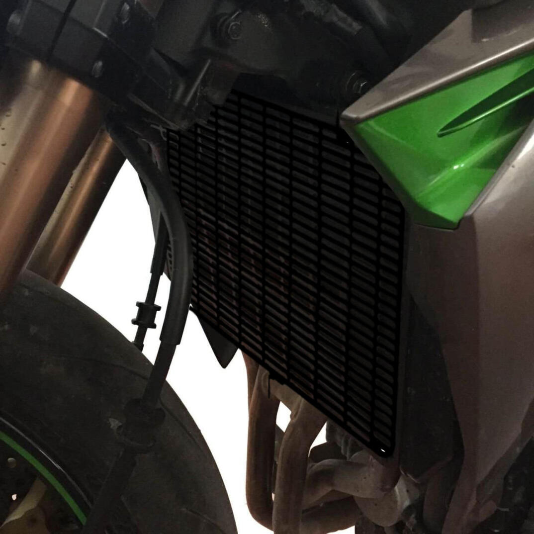 GP Kompozit Kawasaki Z 1000 2013-2018 Uyumlu Radyatör Koruma Siyah - 2