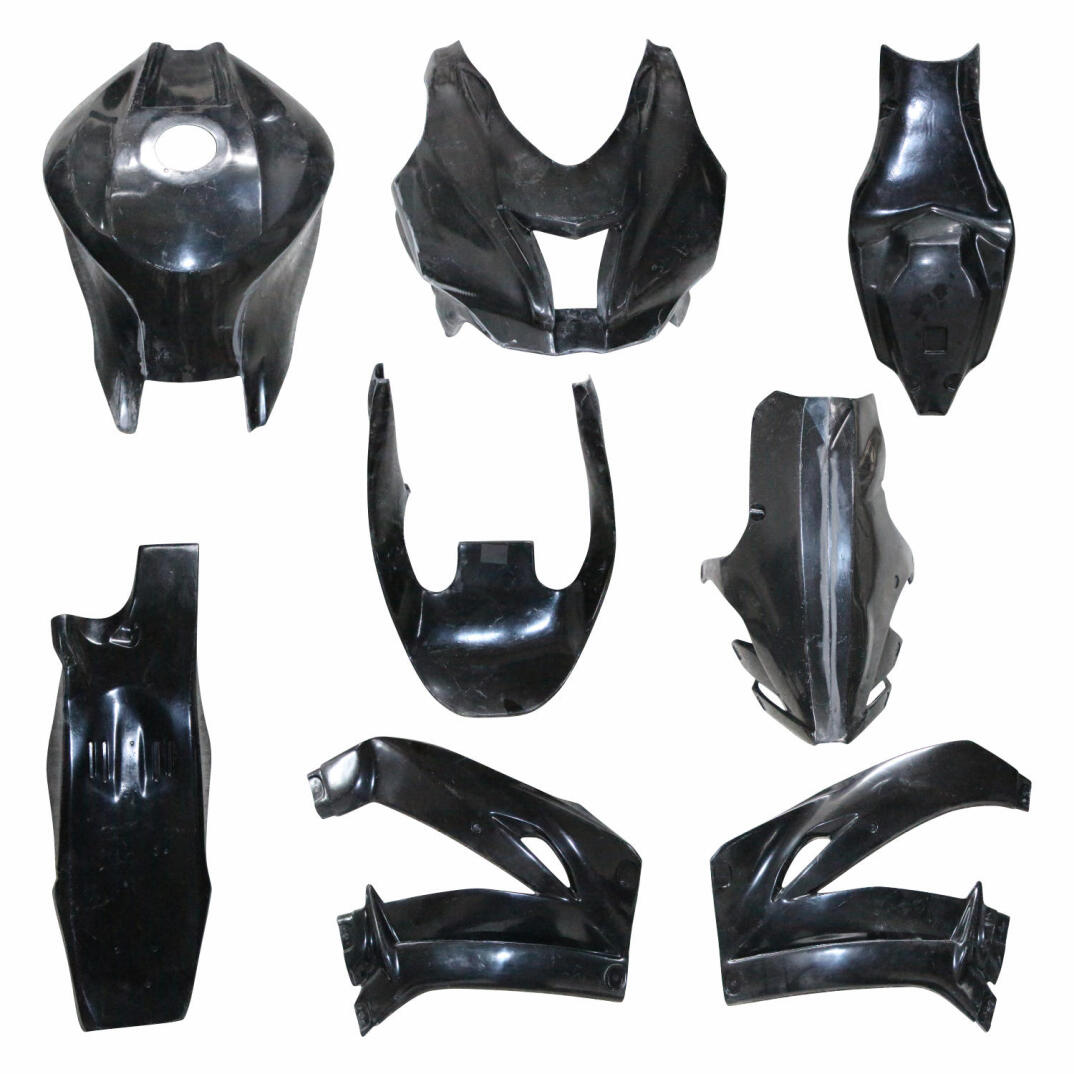 GP Kompozit Kawasaki ZX-10R 2016-2018 Uyumlu Yarış Grenajı Siyah - 1